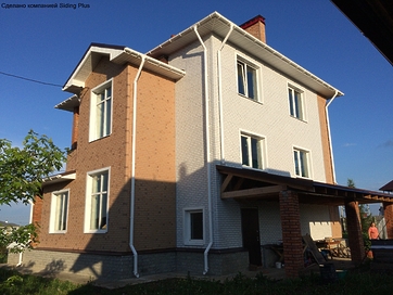 Угол желоба 90˚ LUX, пломбир - 75