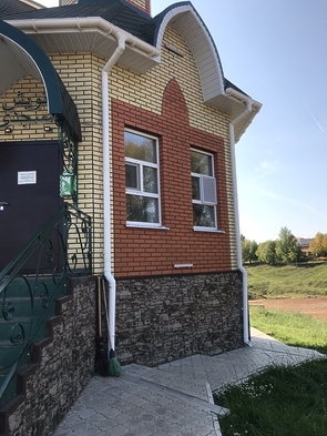 Угол желоба 90˚ LUX, пломбир - 62