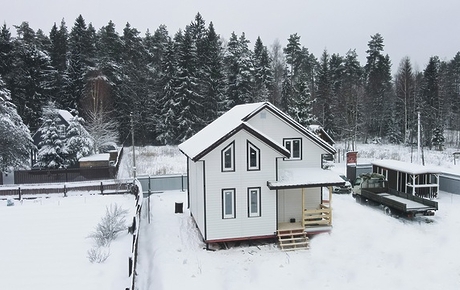 Угол желоба 90˚ LUX, пломбир - 89